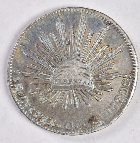 1832 Mexico 8 Reales — photo from the most recent tracked eBay sale