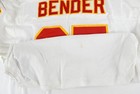 1993 Kansas City Chiefs Wes Bender #25 Game Issued White Jersey 46 720 — photo 10