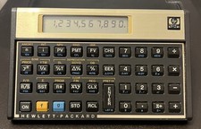 Hewlett Packard HP 12C - Financial Business Calculator with case - tested