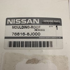 Drip Molding - Genuine Nissan Part 76816-8j000 Oem Nos