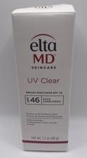 Elta MD UV Clear Broad-Spectrum SPF 46 Face Sunscreen 1.7oz. EXP : 2/28 FREE    