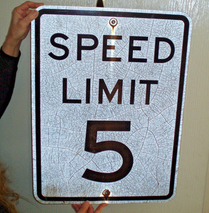 Vintage Speed Limit Sign | eBay