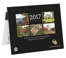 2017-P&D America the Beautiful Quarters Uncirculated Coin Set
