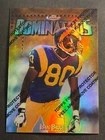 1997 Topps Finest GOLD RARE Refractor w/peel Isaac Bruce Rams #344