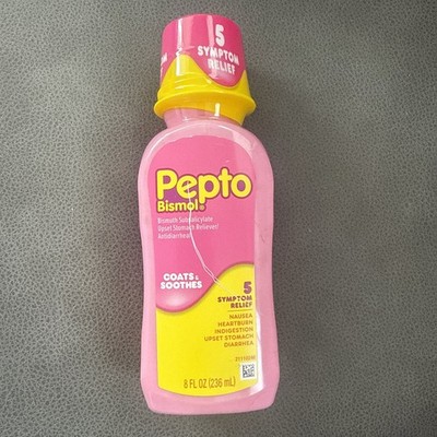 Pepto-Bismol 5 Symptom Stomach Relief - Original Liquid - 8 fl oz 08/2027