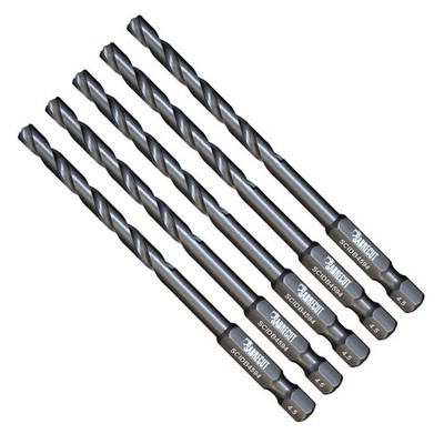 5 x 4,5 mm - HSS Schlagbohrkronen mit Schnellwechsel-Sechskantschaft (Bulk)