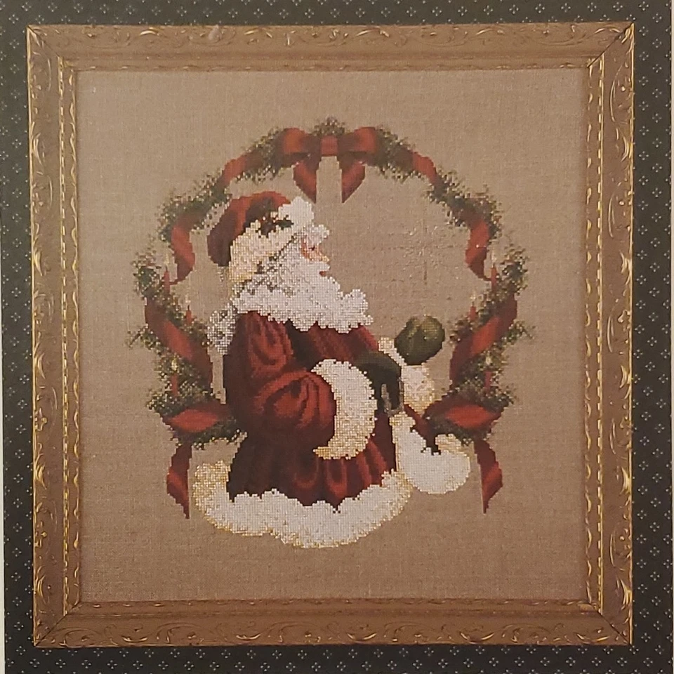 Lavender and Lace The Spirit of Christmas Santa Claus cross stitch pattern - Image 2 of 4