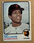 1973 Topps Earl Williams Two Gap In Border Variation Error Card #504