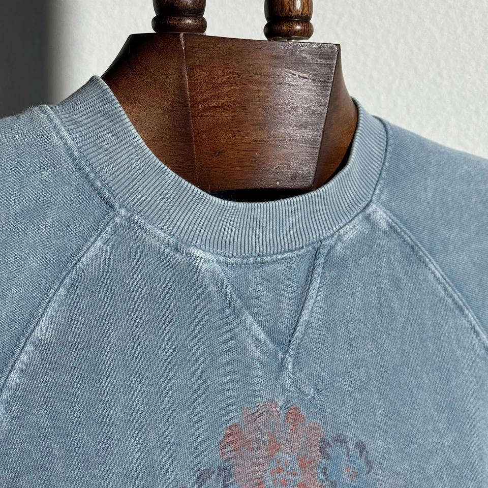 Billabong x The Salty Blonde Stay Salty 1972 Tour Sweatshirt Blue Size S Vintage - Image 3 of 4