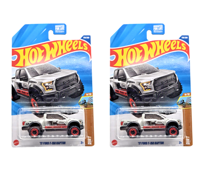 2025 Hot Wheels '17 Ford F-150 Raptor #178 ZAMAC Walmart - Set of