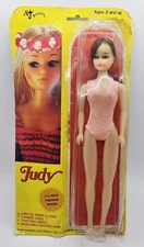 New Sealed Vintage 1980's AJ Quality Judy Fashion Doll In Bathing Suit 10" NOS 