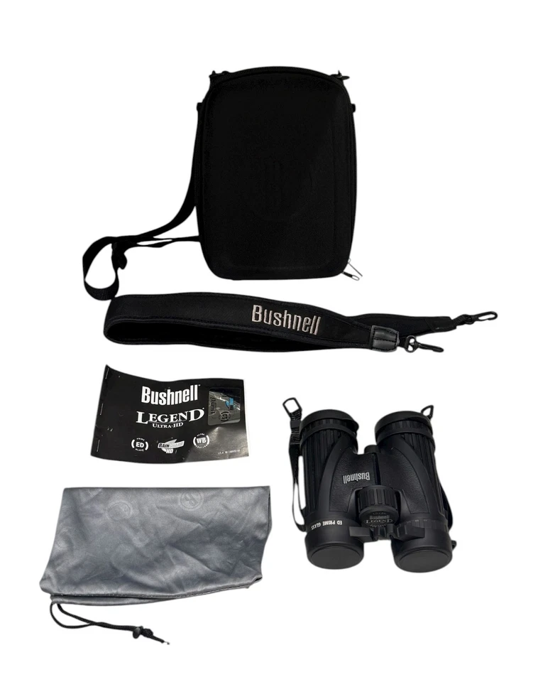 Bushnell Legend Ultra HD 10x36 Fernglas ED Prime Glas mit Regenschutz