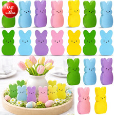 Wooden Easter Decor, 30 Pcs Mini Bunny Set, Freestanding Tiered Tray  Easter Ba