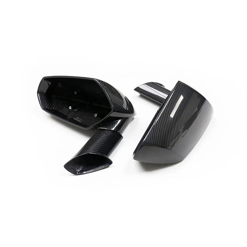 Carcasa de cubierta de espejo de fibra de carbono para Lamborghini Aventador S SVJ 2012-22 Foto 3 de 4