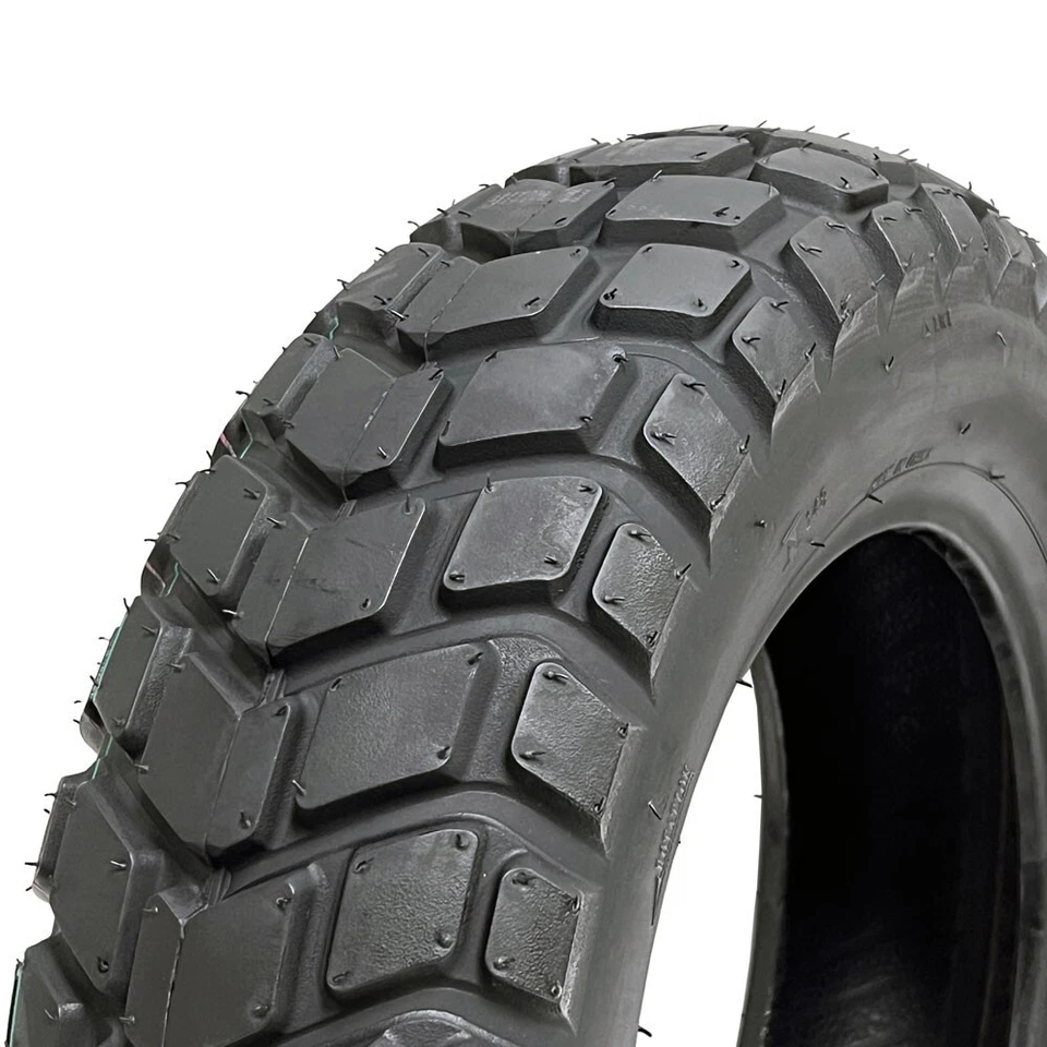 TIRE SET: Front 120/90-10 Rear 130/90-10 fits HONDA Ruckus, Kymco Slight Knobby - Изображение 3 из 4