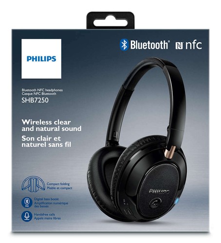 PHILIPS Cuffie wireless Bluetooth® SHB7350/00 TV SMART PC VIP TOP HI-FI |  eBay