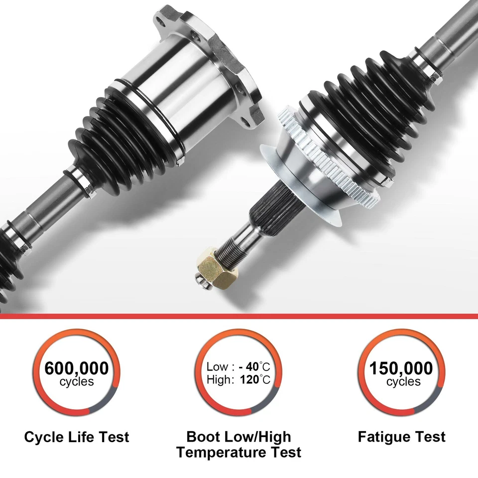 Conjunto de eje trasero derecho y derecho CV 2 piezas para Honda S2000 2000-2009 L4 2,0 L 2,2 L Foto 2 de 4