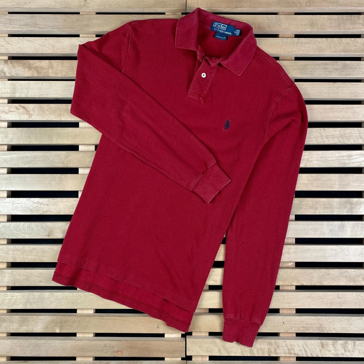 Vintage ralph lauren hotsell long sleeve polo