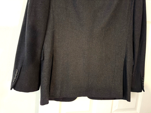 Ralph Lauren Italy 100% Wool Black Side Vent Suit Blazer Jacket Sz 42R - Picture 6 of 23