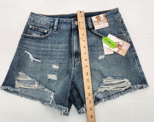 Sincerely Jules High Rise Vintage Babe Denim Jean Shorts Womens Size 5/27 - Picture 6 of 7