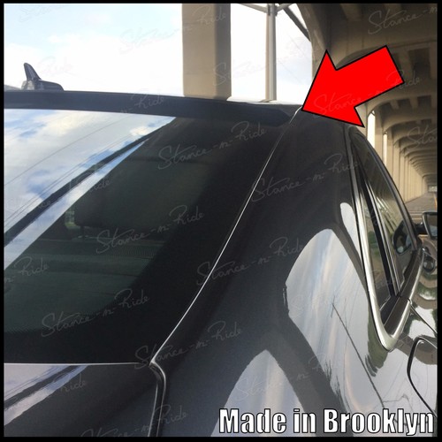 StanceNride 818R Rear Roof Spoiler Window Wing (Fits: Audi A8 A8L 2010-2017 D4) - Picture 7 of 12