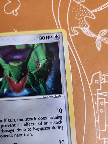 RAYQUAZA 3/17 POP SERIES 1 HOLO RARE POKEMON CARD TCG 2004 LEGENDARY DRAGON - Picture 4 of 11