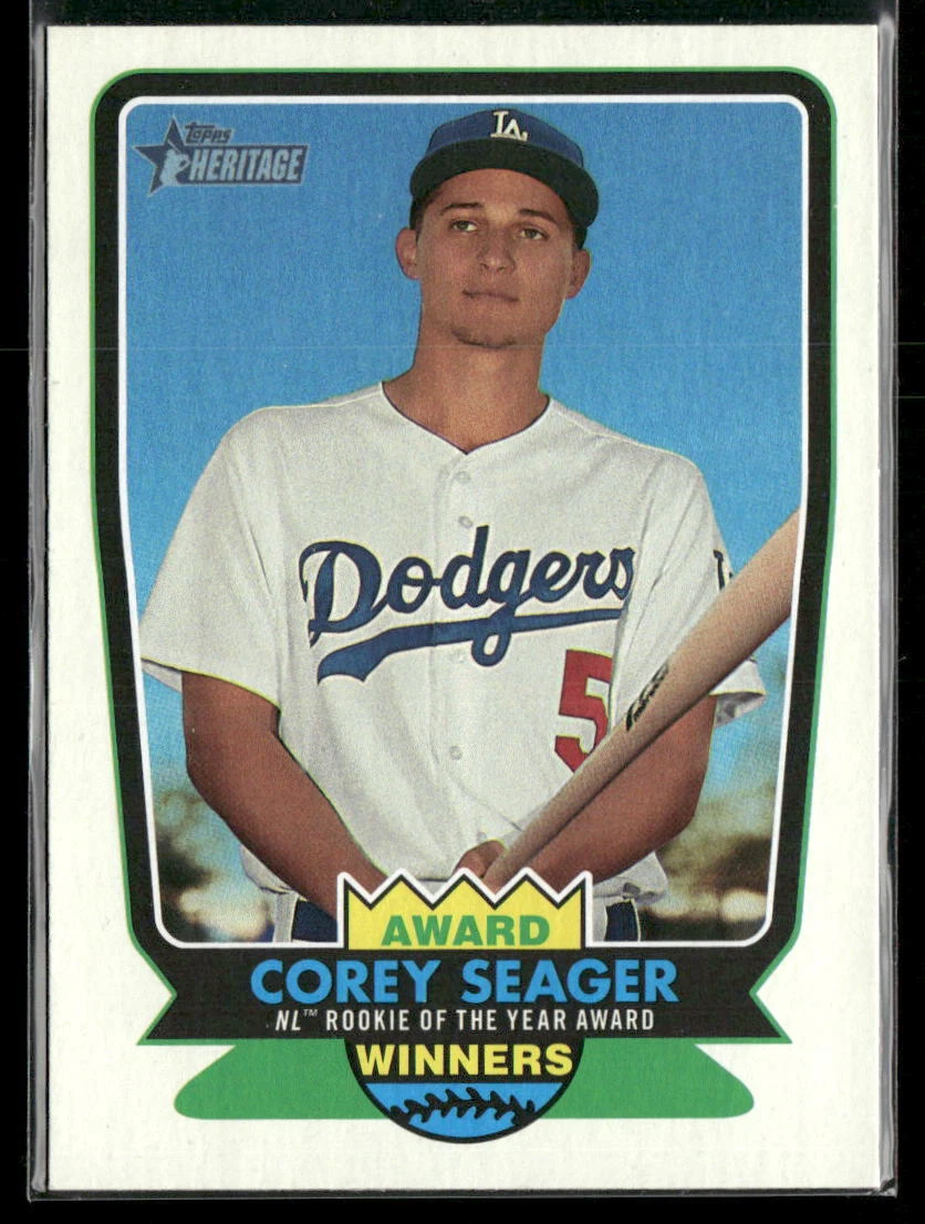 Corey Seager trading card