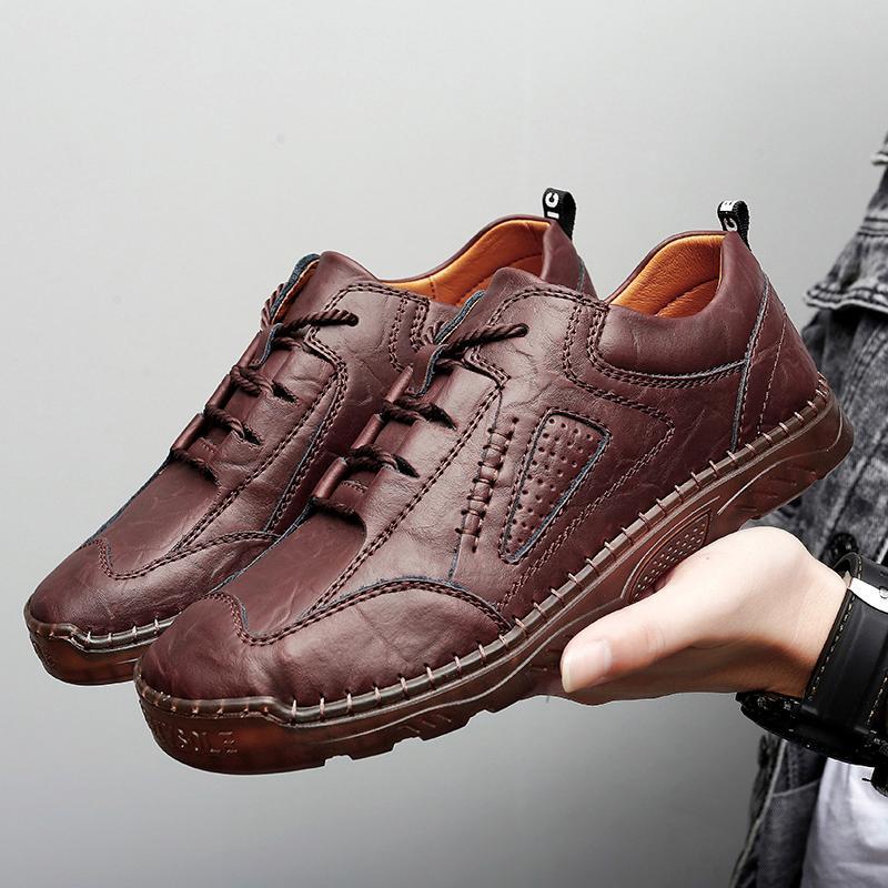 SAOLA Scarpe retrò piatte da uomo Leisure Work Pump British Business Oxfords comfort stringate