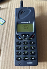 1998 Ericsson S868 (grigio) - Telefono mattoncini Regno Unito - 900/1800 mhz GSM dual band