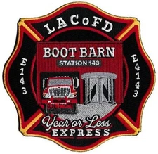 LA County Station 143 Boot Barn  Express NEW - Fire Patch