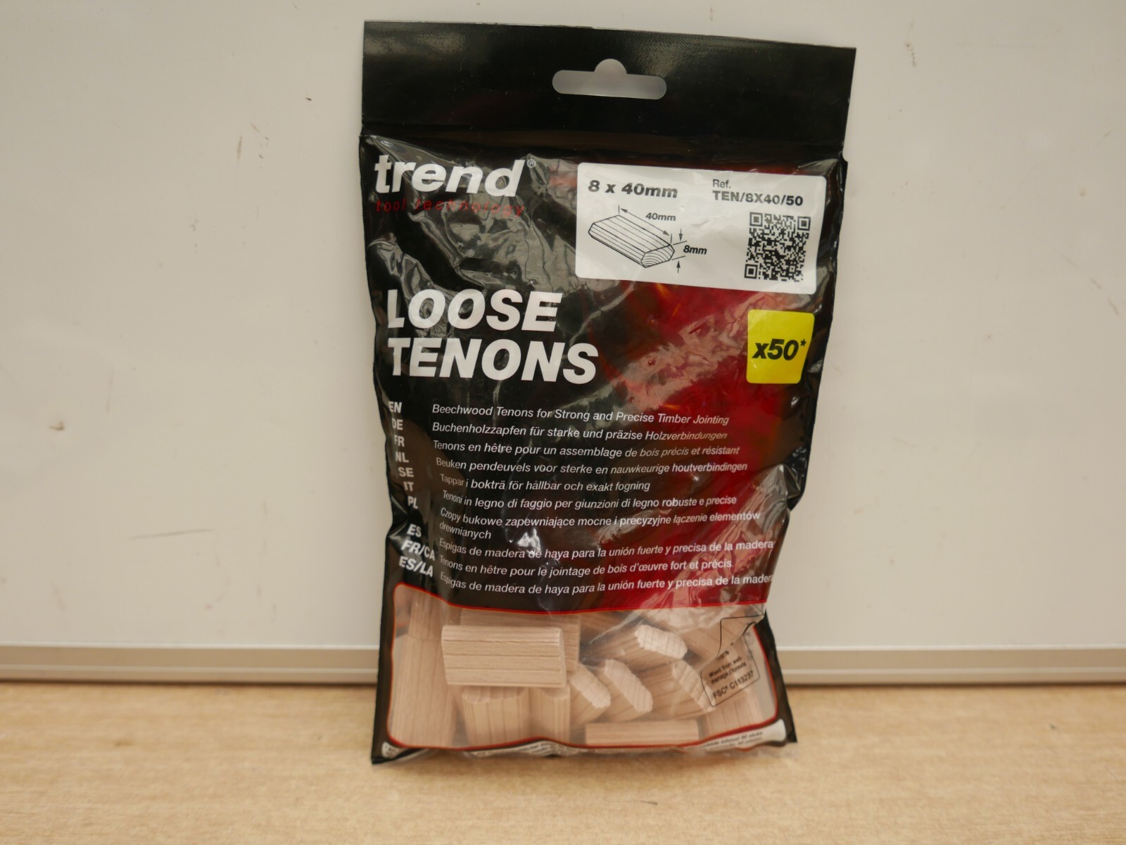 trend ten/8x40/50 8mm x 40mm loose tenons festool domino