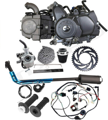 Lifan 125cc Engine Motor Kit Semi Auto Pit Bike Trail CT70 ATC70 CT90 CT110 XR50