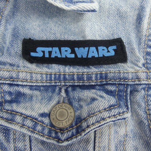 Gap x Star Wars Boys Size S Millennium Falcon Embroidered Patch Denim Jean Vest - Picture 3 of 11