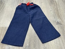 Vintage Health-Tex Healthtex Jeans red flower Backing 3T Baby Girls C16