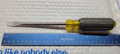 Stanley 6'' Shank 5/16'' Flat Tip Screwdriver