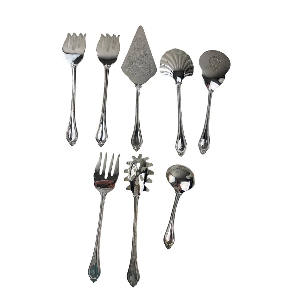 套装 7 International Silver Co. Yorkshire 珠用具停产图案 — 第 3/4 张图片