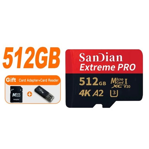 Carte Mémoire Micro SD SanDian, 128, 256, 512 Go 1 TO 2 TO haute vitesse - Photo 10/12
