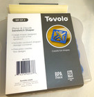 Set of 2 Tovolo Plane & Clouds Sandwich Cutter Airplane Sandwich keeper Storage — photo 3