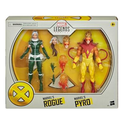 Rogue and Pyro X-Men 2-Pack 15 cm Marvel Legends Action Figur Hasbro