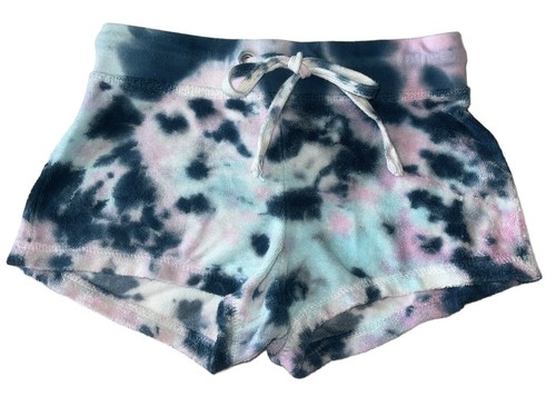 So Nikki Little Girls Tie Dye Terry Cloth Drawstring Lounge Shorts M(5)