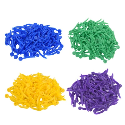 ONEMED Disposable Plastic Wave Shape Dental Wedges Teeth Wedge Tooth Gap - 400 Pcs