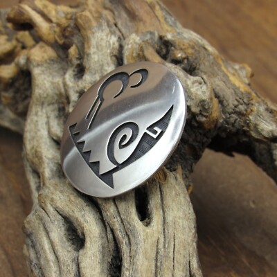 Vintage Hopi Sterling Silver Round Pin/Pendant By Eldon James | eBay