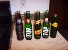 5 - VINTAGE SODA / POP BOTTLES - TAB , 7UP & SQUIRT — photo 1