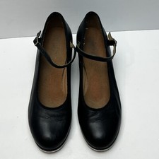 Bloch Tap Shoes Women's Size 7.5 Black Mary Jane Style Techno Tap 4H, 2T