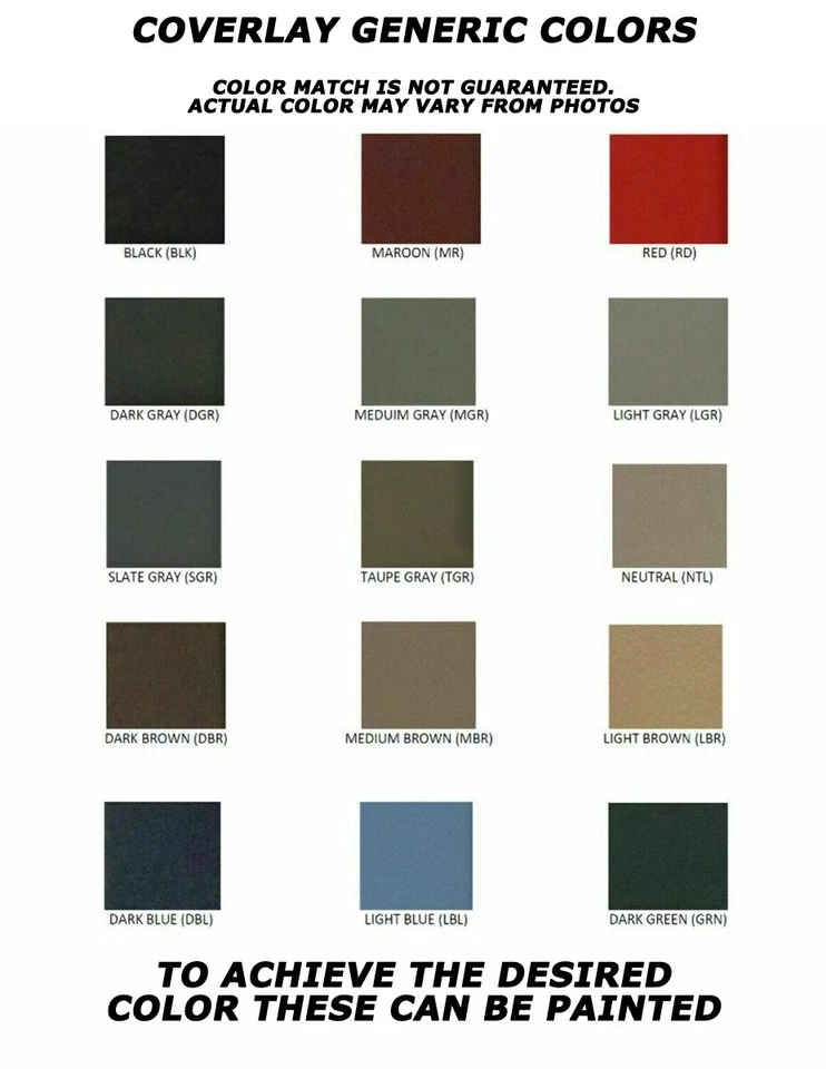 Coverlay 12-305-DBR for LTD Crown Victoria Dark Brown Dash Board Cover - Image 3 of 4