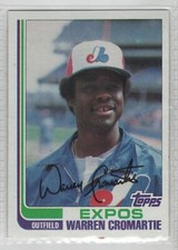 1982 Topps Baseball Card #695 Warren Cromartie-Expos