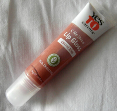 yes to carrots c me shine lip gloss Yes To Carrots C ME SHINE Lip Gloss 'CARROT KISS' 14 g 0.5 oz NEW SEALED  RARE