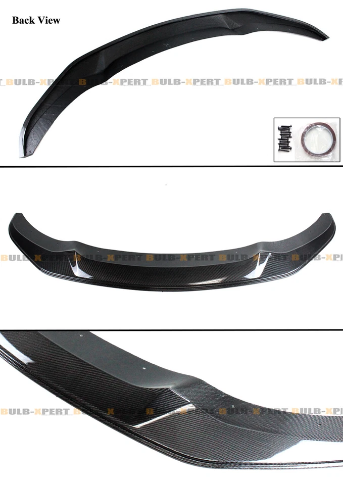 FOR 2014-20 BMW F32 F36 M SPORT JP STYLE CARBON FIBER FRONT BUMPER SPLITTER LIP - Image 3 of 4