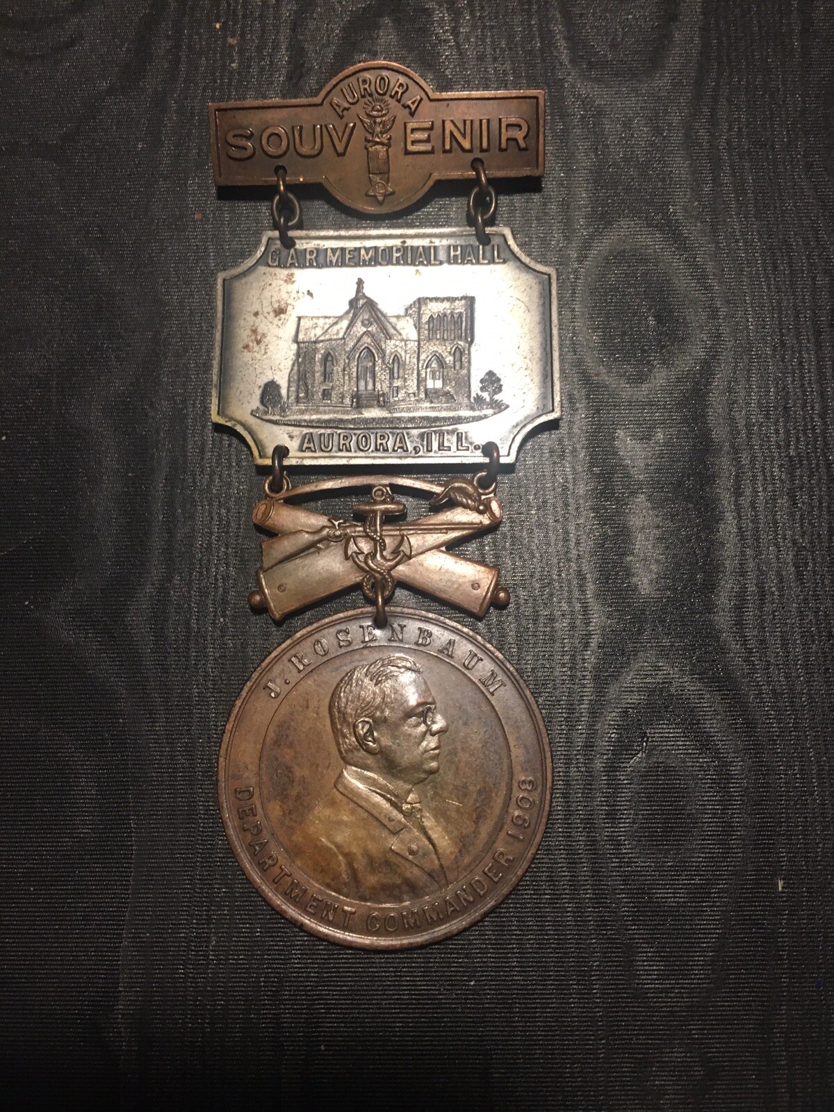American Civil War Souvenir G.A.R. AURORA ILLINOIS 1909 eBay