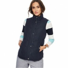 Maine New England Ladies Navy Padded Gilet Size 12 Bnwt